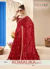 Komalika Vol 5 By Vallabhi Moss Georgette Daily Wear Saree Suppliers In India
